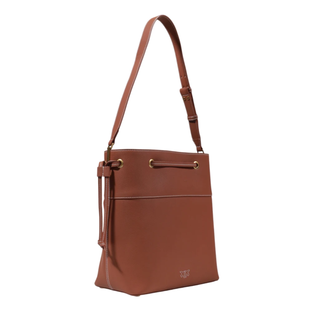 pinko Leren Dames Collectie Grote Tas Red Dames
