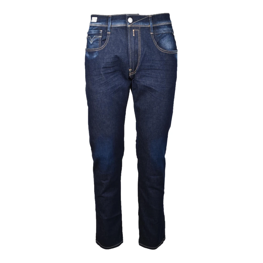 Replay Denim Stretch Jeans Blue Heren