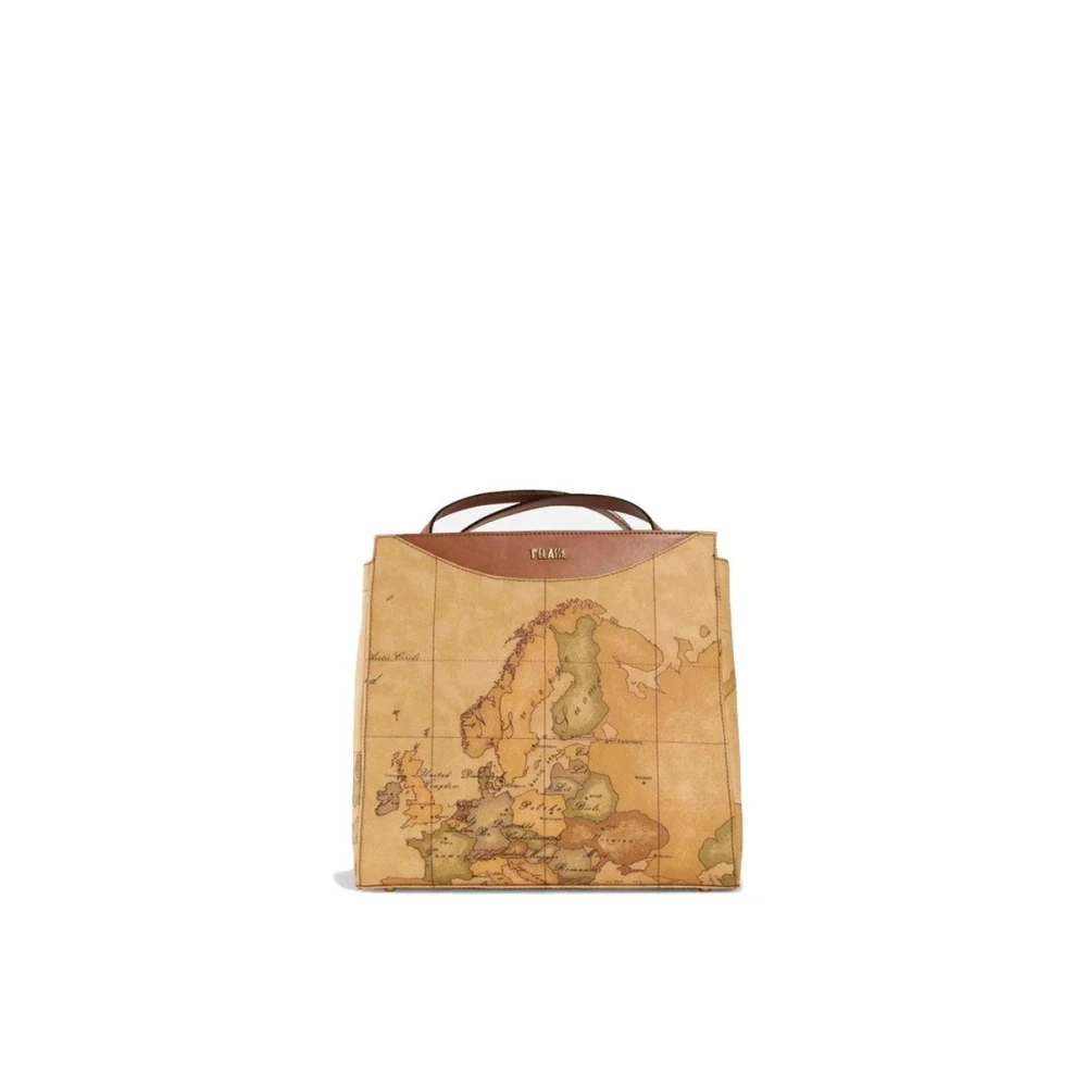 Alviero Martini 1a Classe Stijlvolle Rugzak voor Dagelijks Gebruik Beige Dames