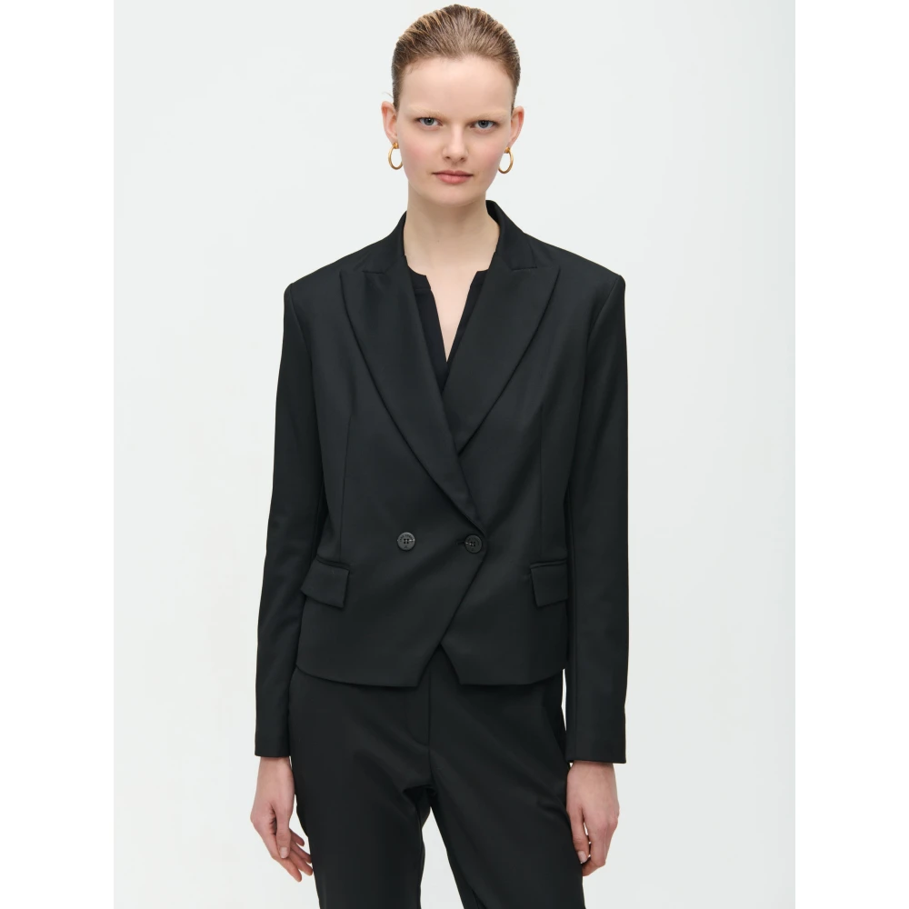 Jane Lushka Bart Blazer Black Dames