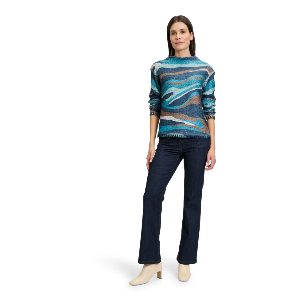 Betty Barclay Paillet Versierde Gebreide Trui Multicolor Dames