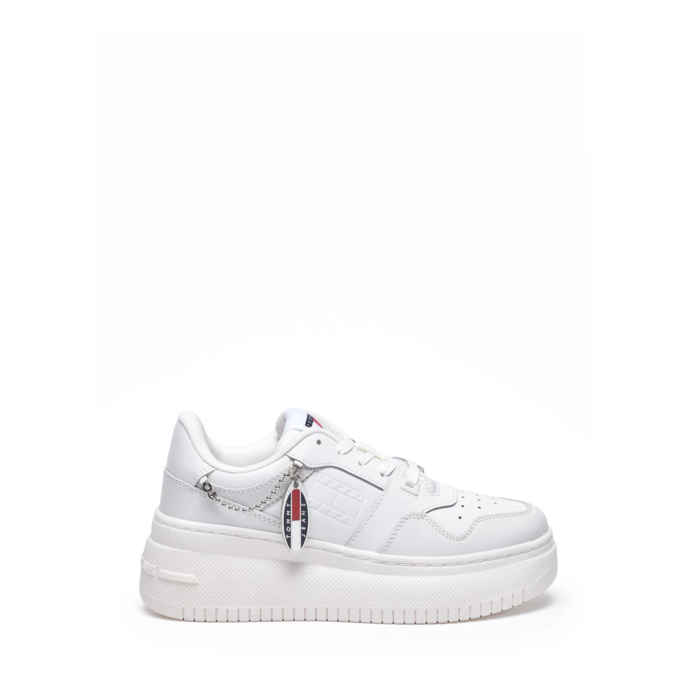 Tommy Jeans Retro Basket Flatform Dames Schoenen Wit