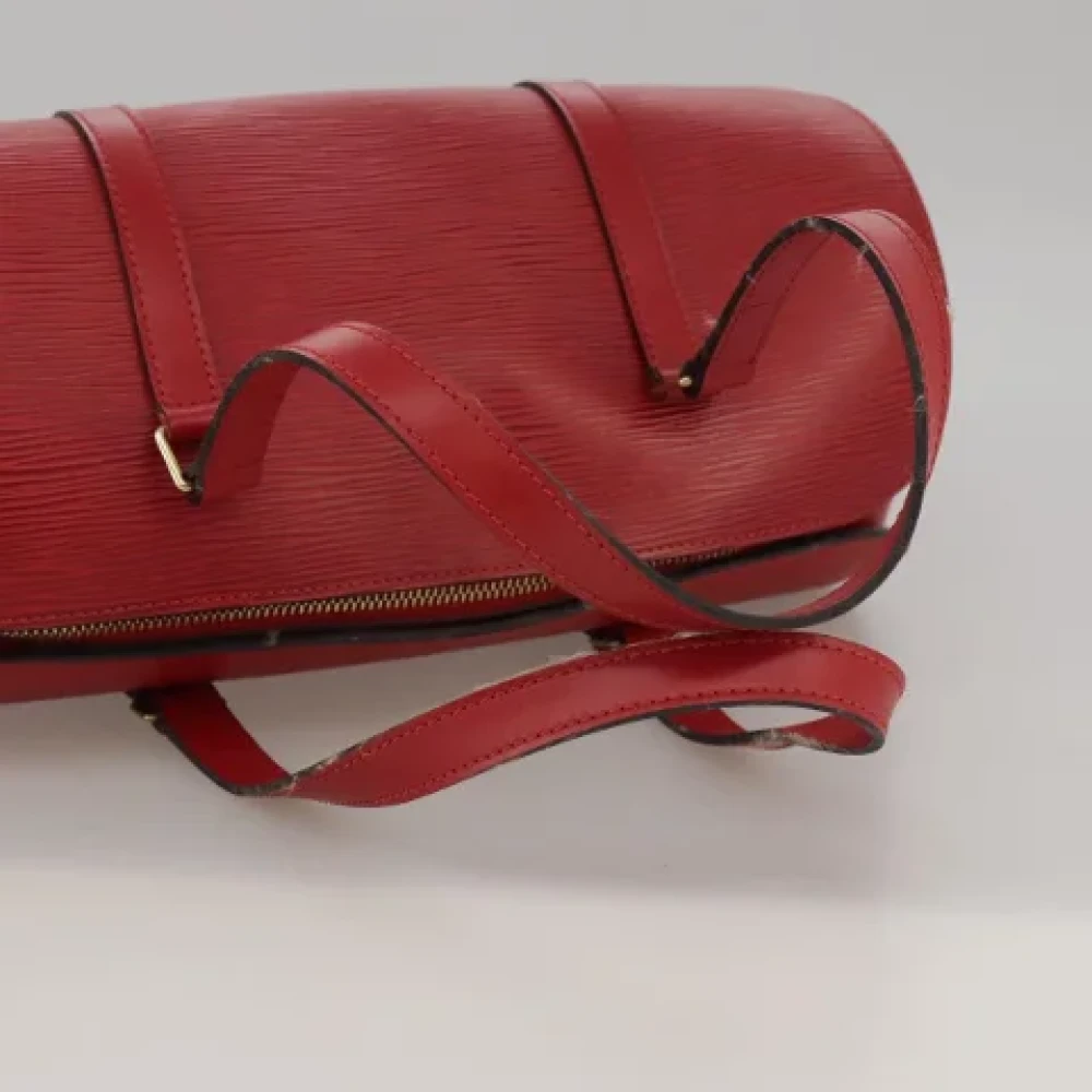 Louis Vuitton Vintage Pre-owned Leather handbags Red Dames