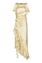 yellow-crystal-embellished-asymmetric-dress