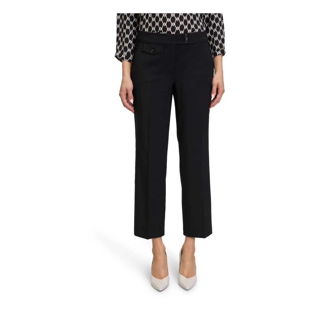 Betty Barclay Klassieke Businessbroek met Plooi Black Dames
