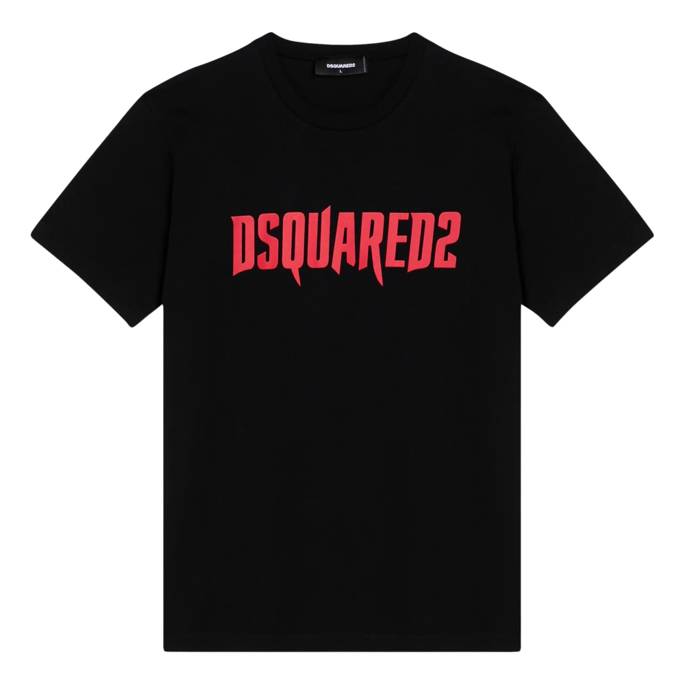 Dsquared2 Korte Mouw Ronde Hals T-shirt Black Heren