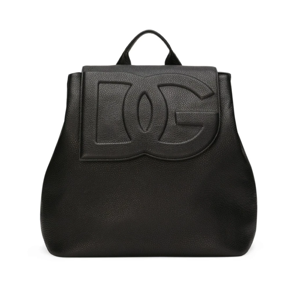 Dolce & Gabbana Men's Black Backpacks, One Size, Deerskin Backpack