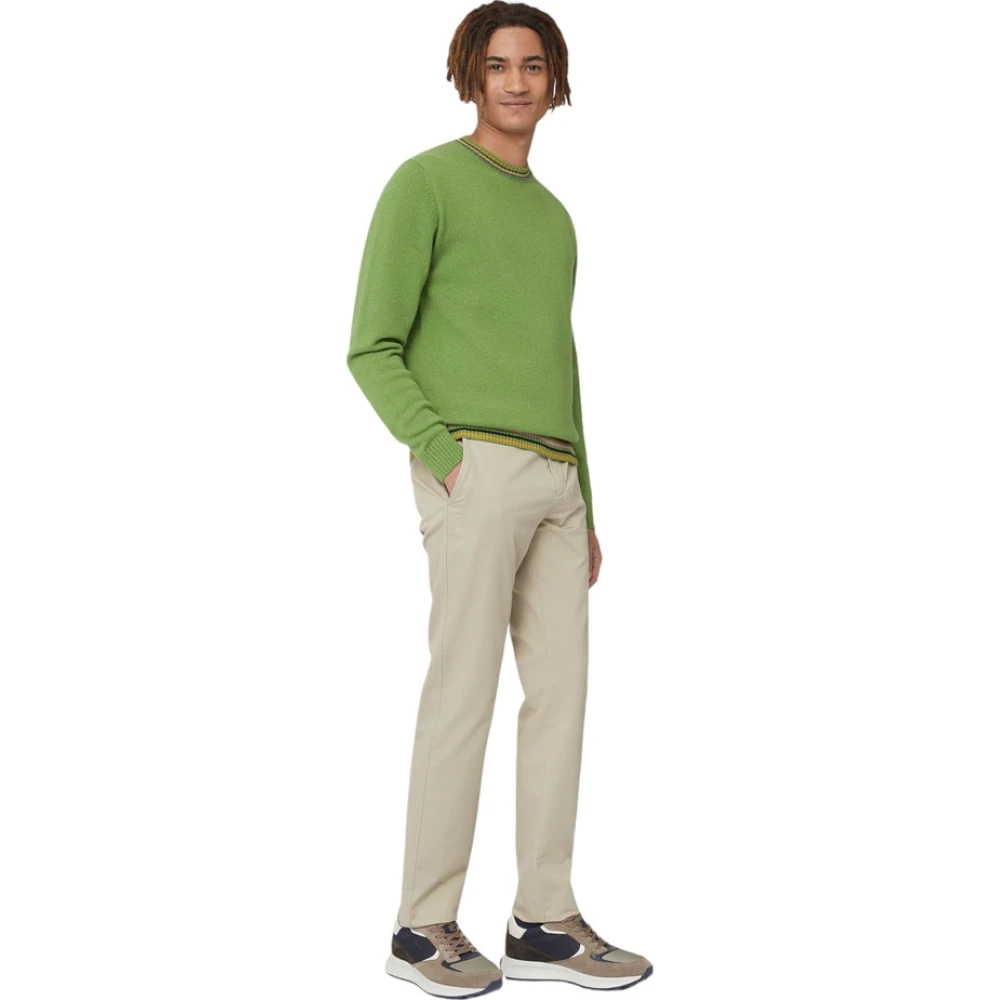 Harmont & Blaine Ronde hals trui Green Heren