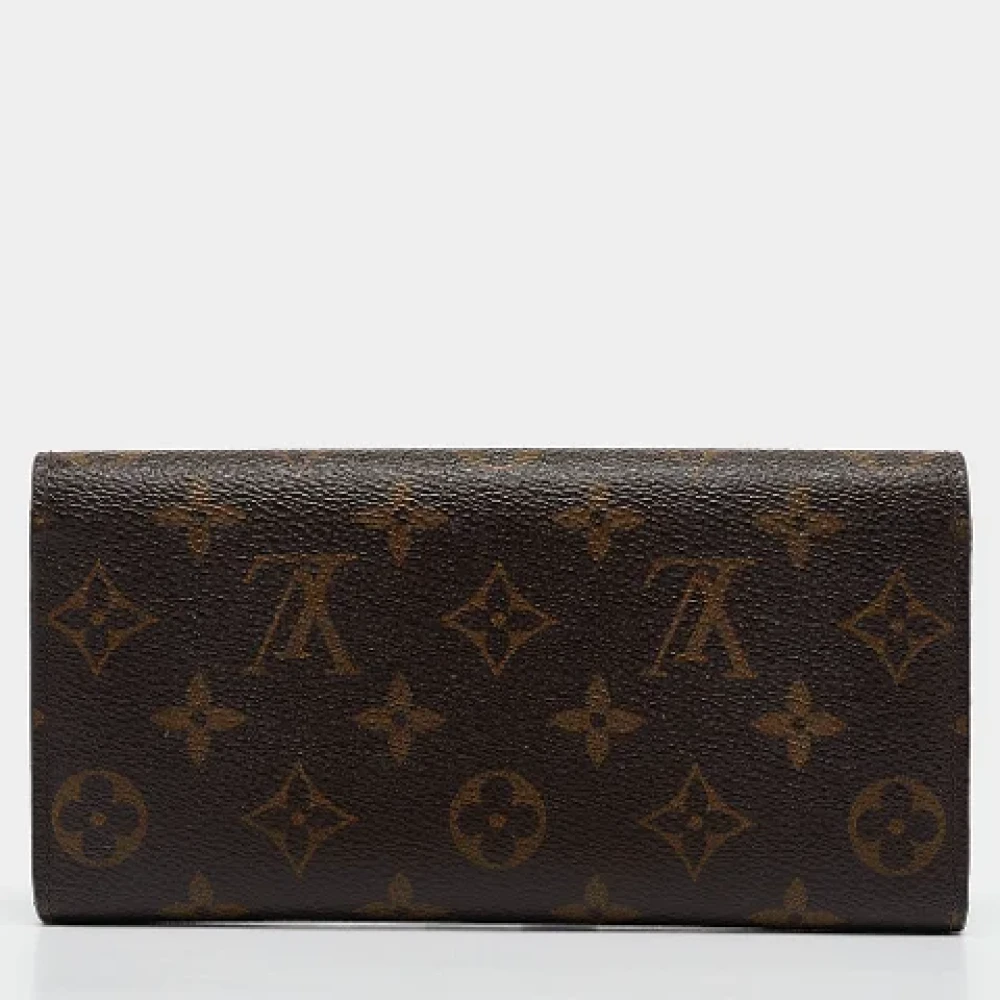 Louis Vuitton Vintage Pre-owned Coated canvas wallets Brown Dames