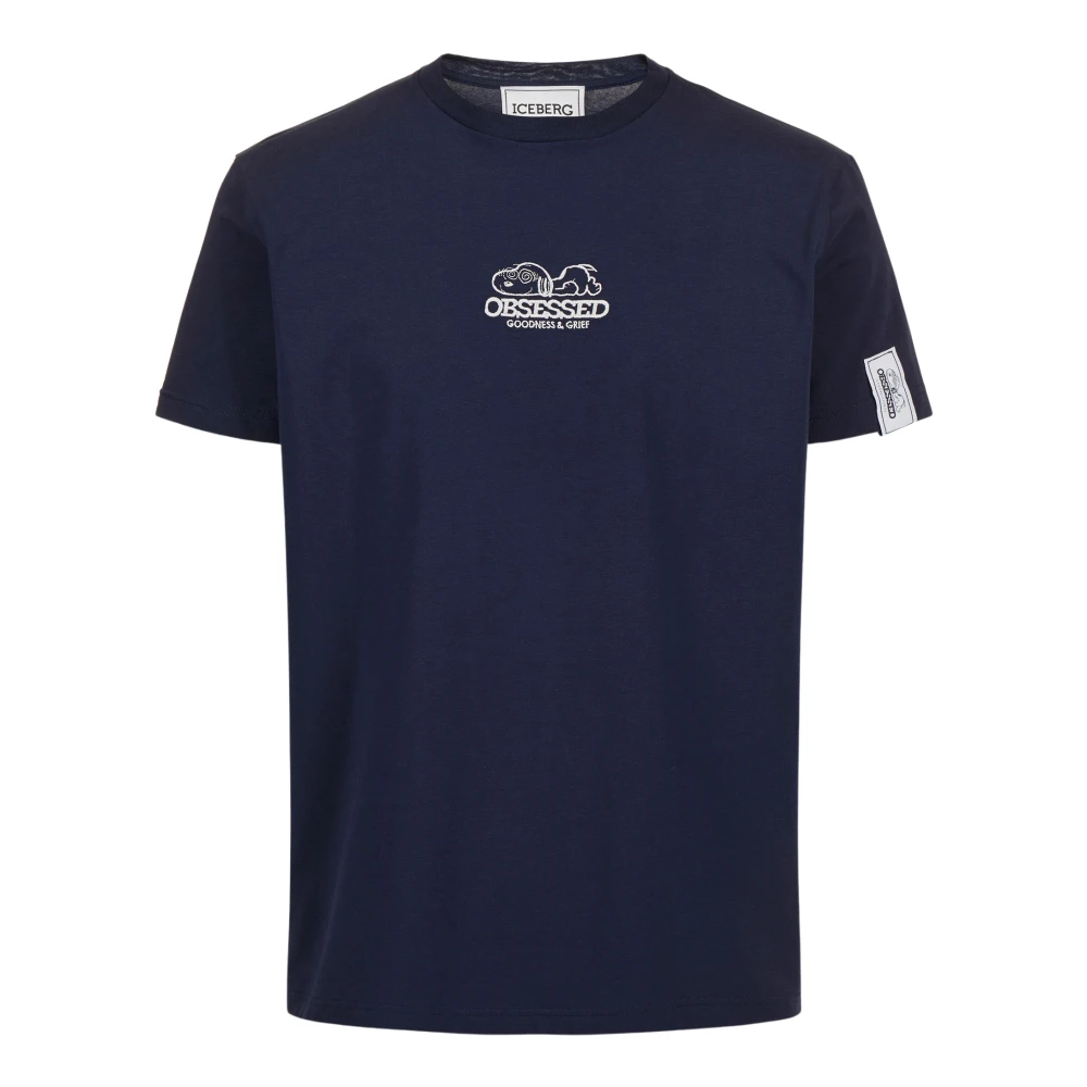 Iceberg - Tops > T-Shirts - Blue - Iceberg - Modalova
