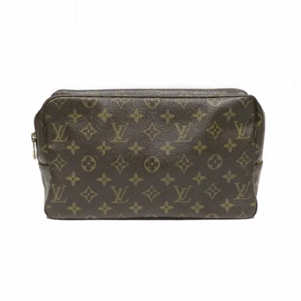 Louis Vuitton Vintage Pre-owned Canvas clutches Brown Dames