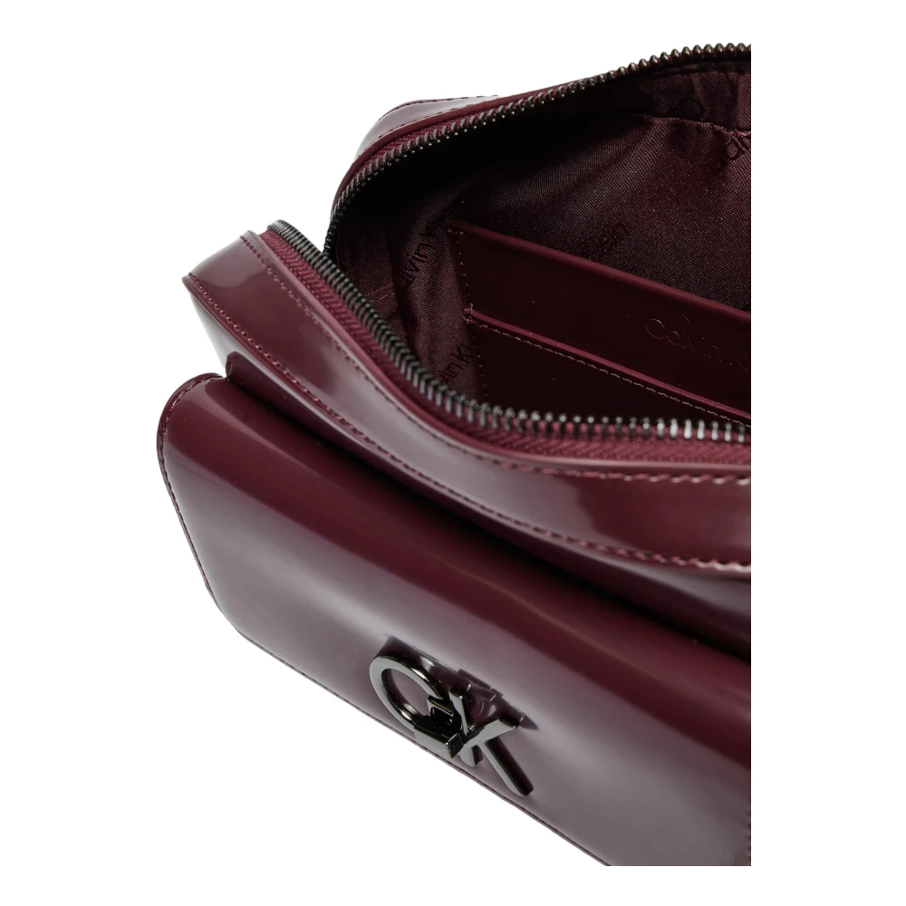 Calvin Klein Glanzende cameratas voor vrouwen Purple Dames