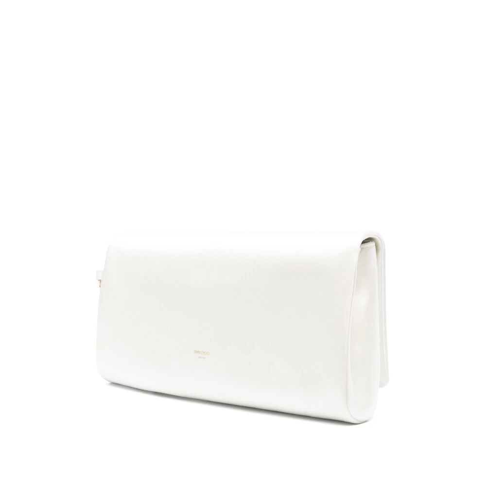 Jimmy Choo Witte Parel Detail Overslagtas White Dames