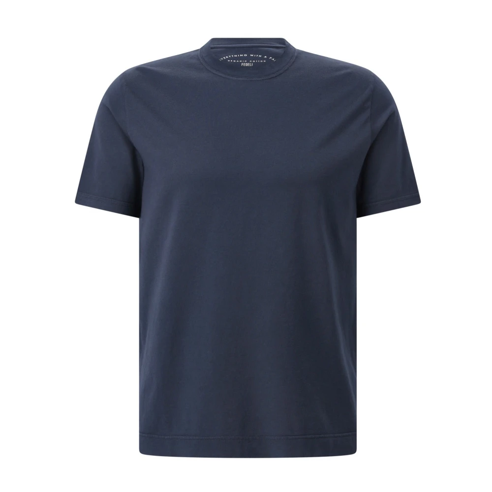 Fedeli - Tops > T-Shirts - Blue - Fedeli - Modalova