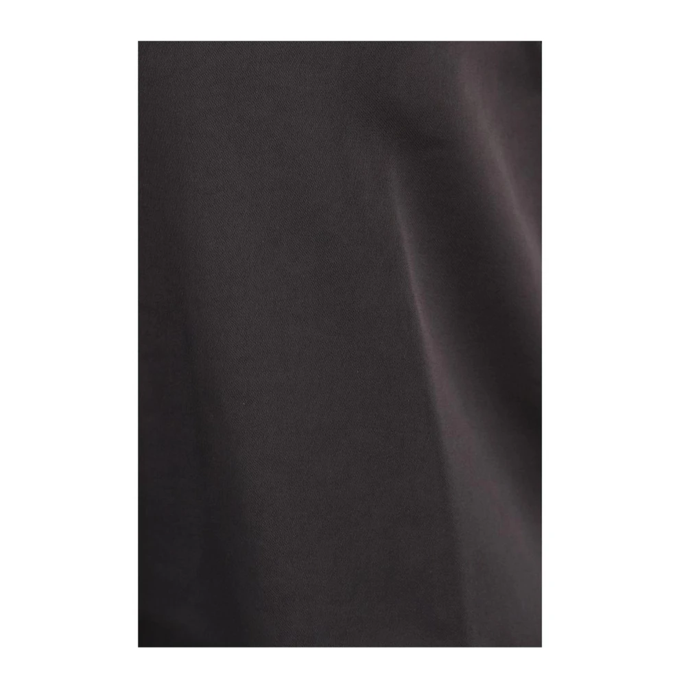 Andamane Monochrome Mouwloze Top met Voorkant Ontwerp Black Dames