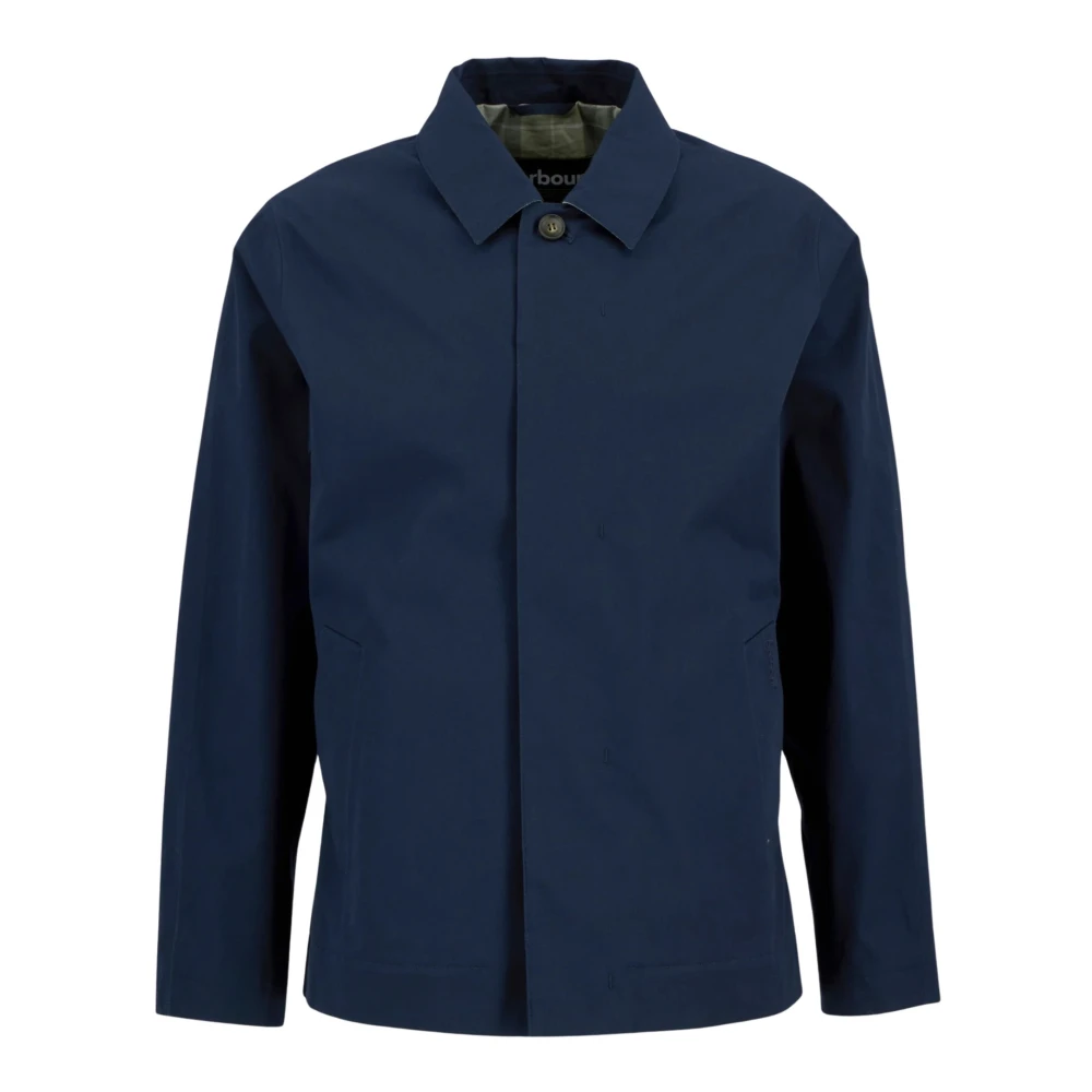 Barbour Men's Blue Rain Jackets, L, Short Rokig Waterproof Jacket