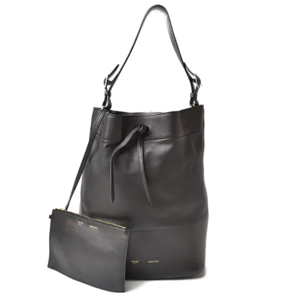 Celine Vintage Pre-owned Leather celine-bags Black Dames