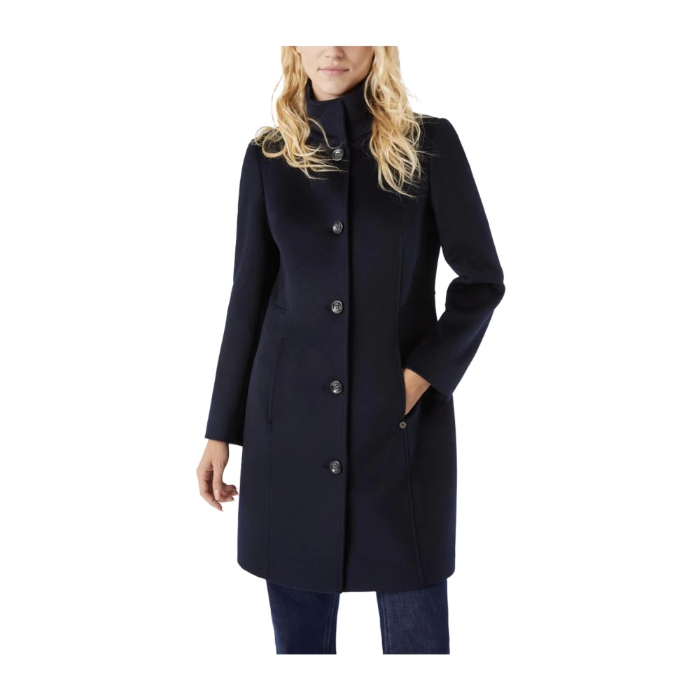 Pennyblack Wollen jas Liz slanke silhouet Blue Dames