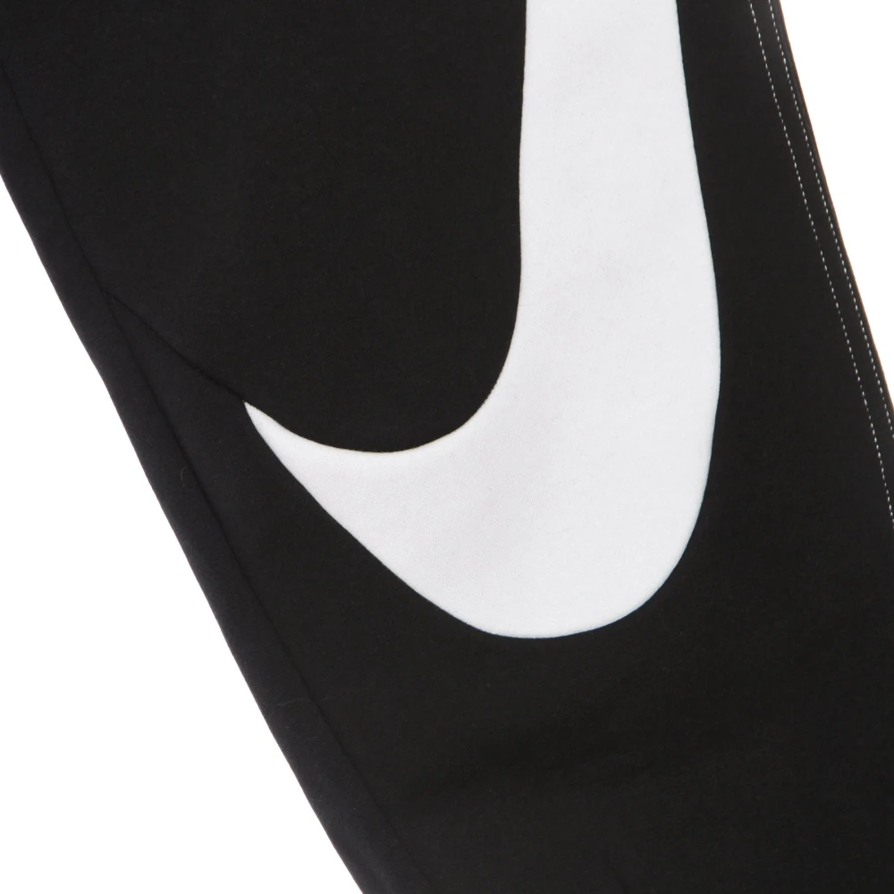 Nike Zwart Wit Fleece Trainingsbroek Black Dames