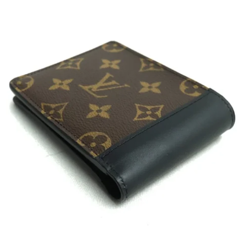 Louis Vuitton Vintage Pre-owned Fabric wallets Brown Heren