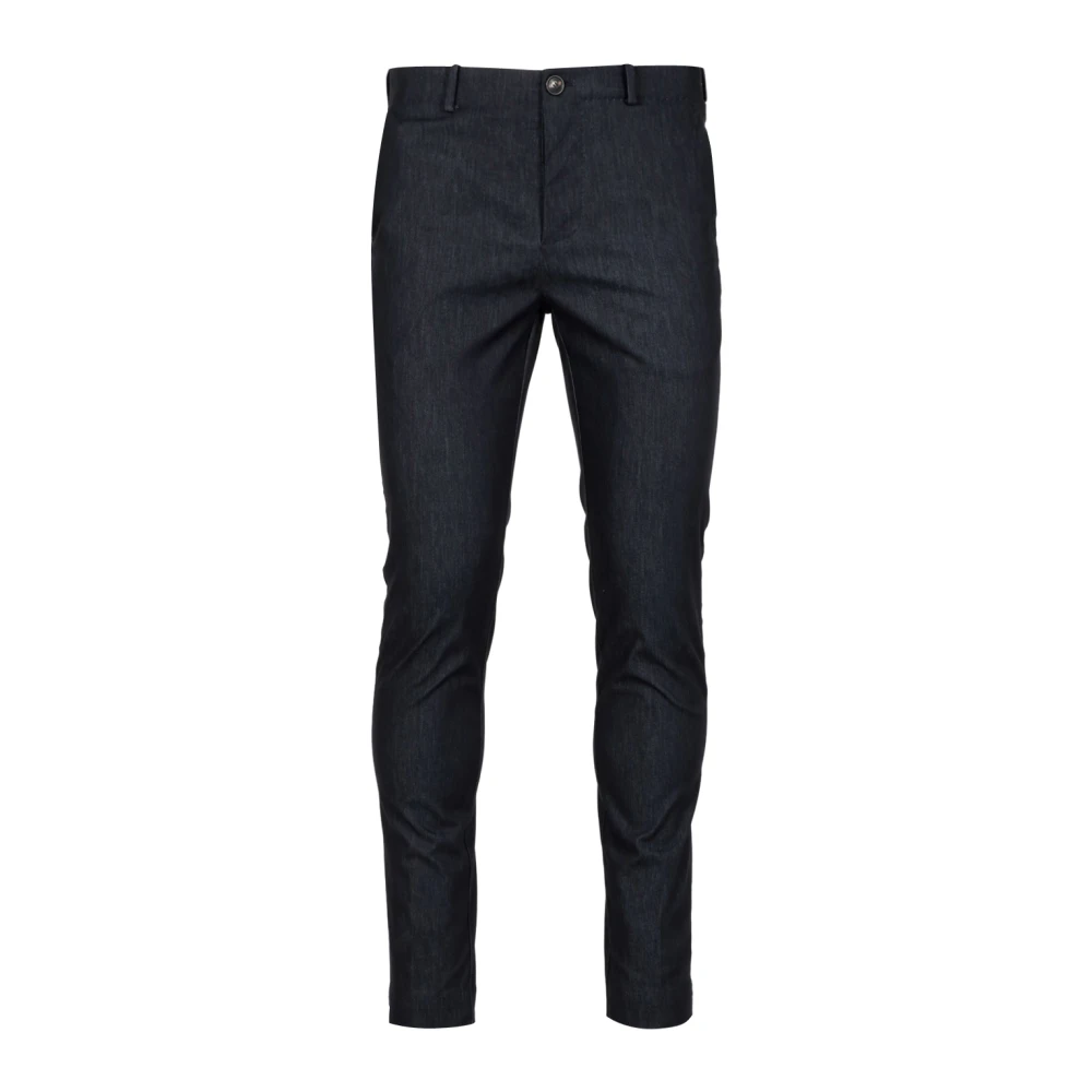 RRD Denim Effect Regular Waist Trousers Blue Heren