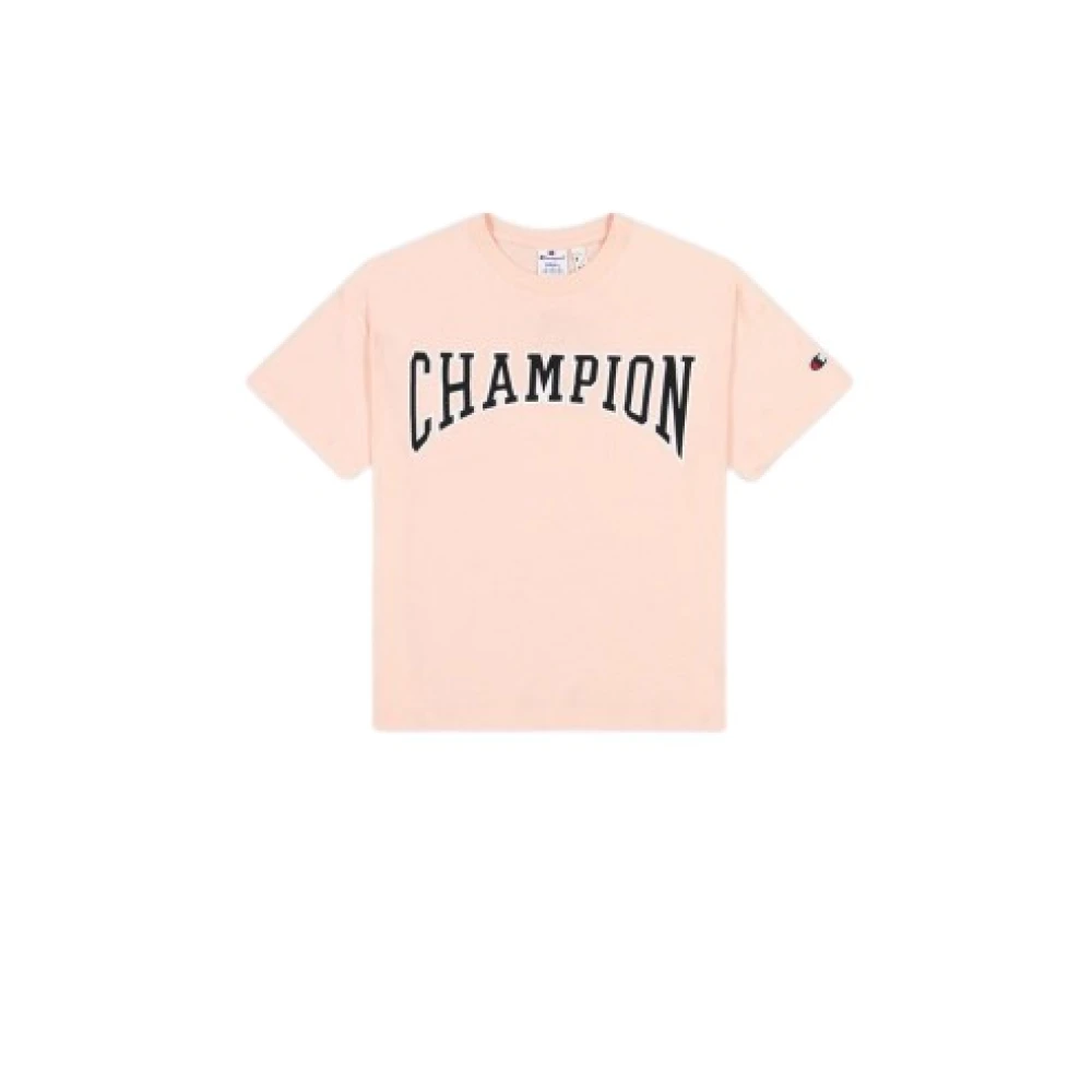 Champion Biologisch Katoenen Dames T-Shirt Pink Dames