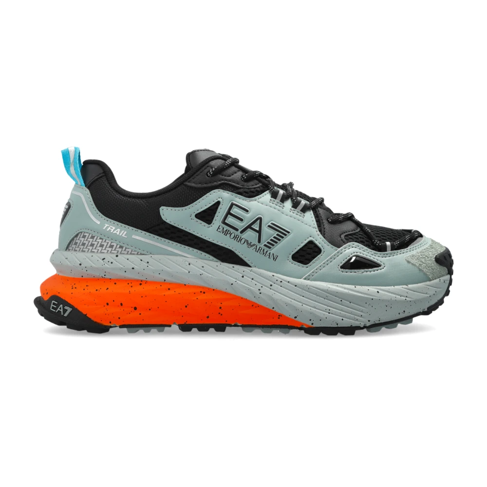 Emporio Armani Ea7 Homme Vert Chaussures, Taille: 41 Eu Sports Chaussures With Logo