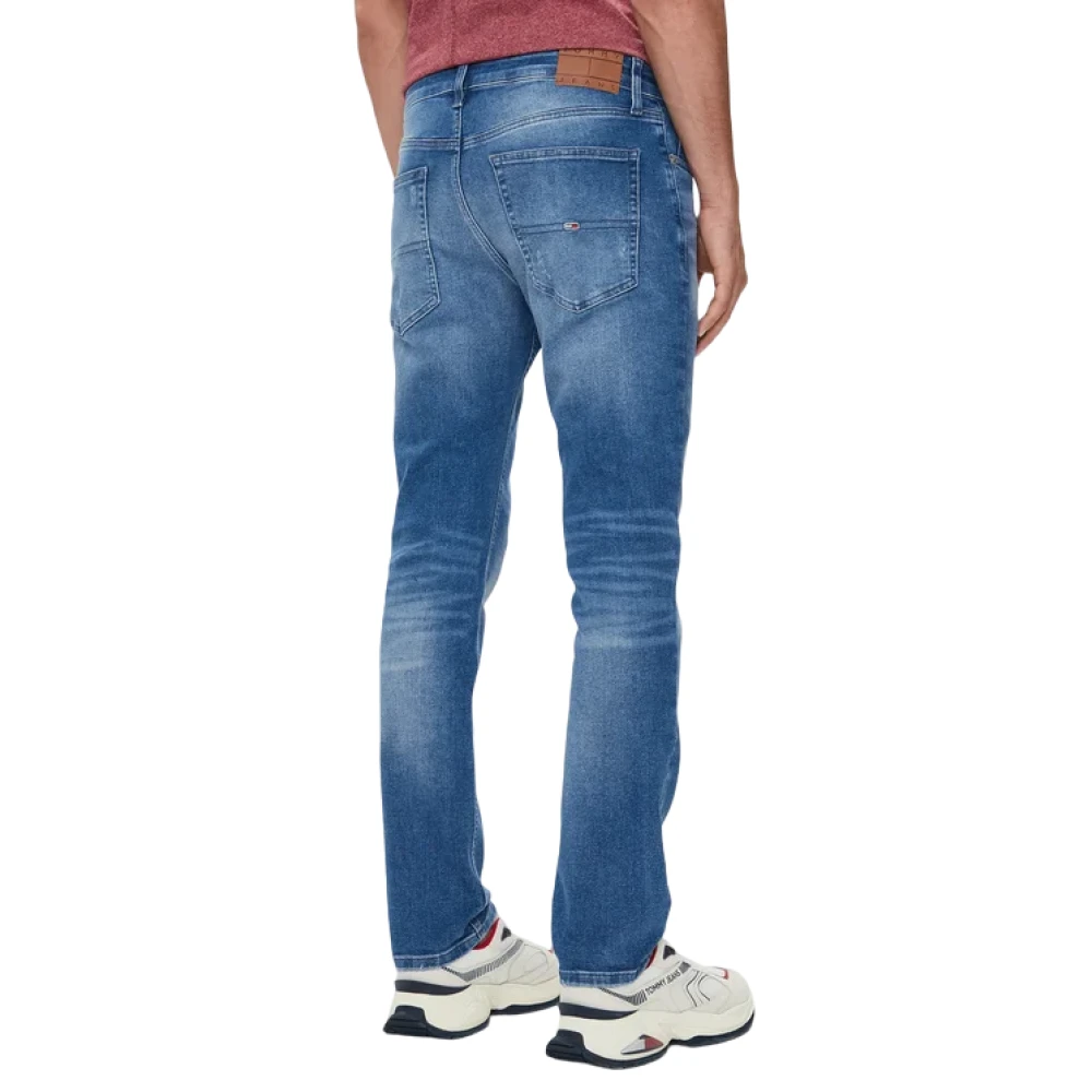 Tommy Jeans Blauwe Denim Jeans Aw24 Blue Heren