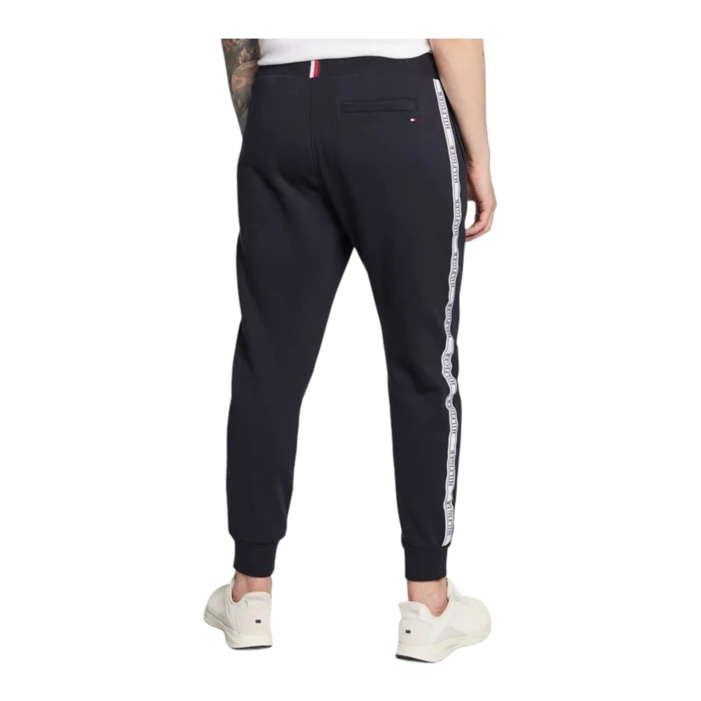 Tommy Hilfiger Heren Prep Tape Katoenen Trainingsbroek Blue Heren