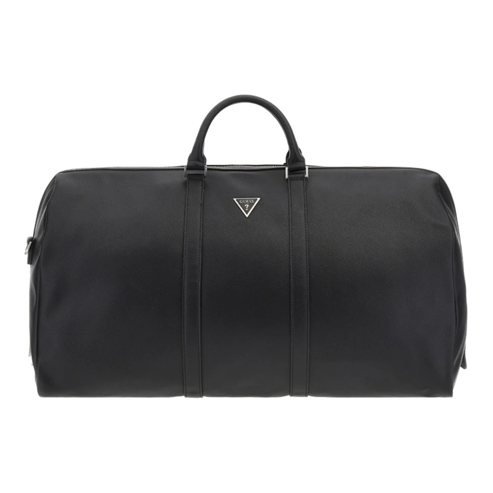 Guess Uomo Nero - Valigia Nera Con Dettagli In Metallo - Bags - One Size