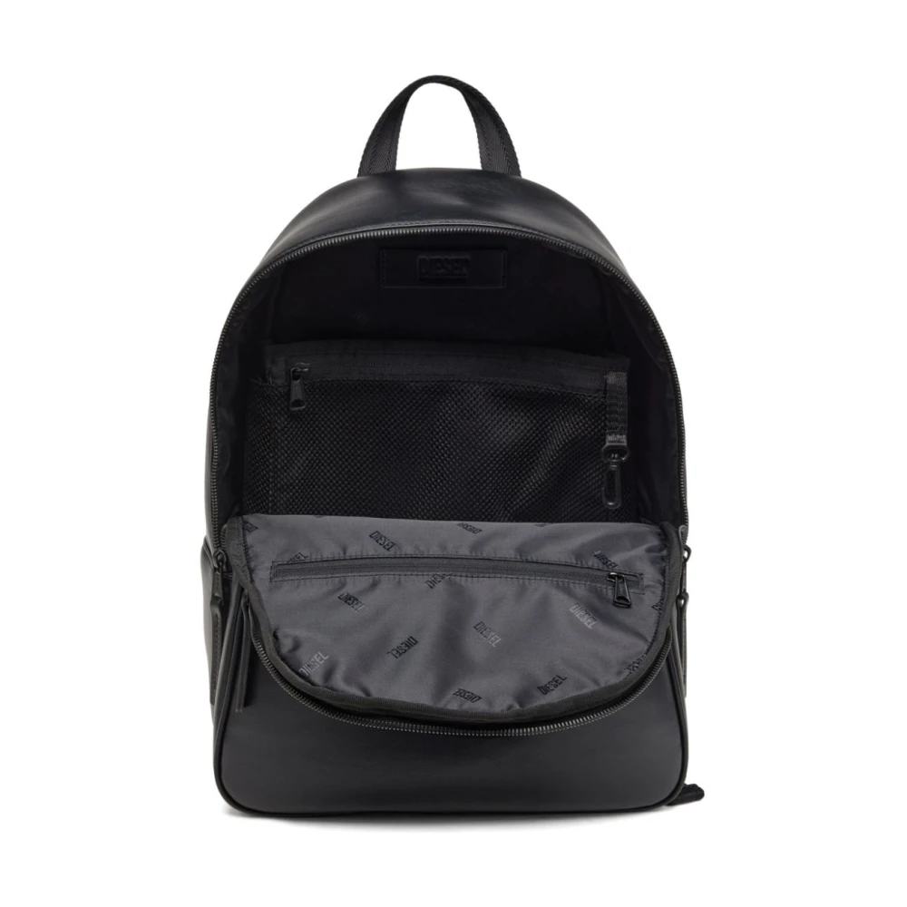 Diesel Zwarte Bucket Bag & Rugzak Black Heren