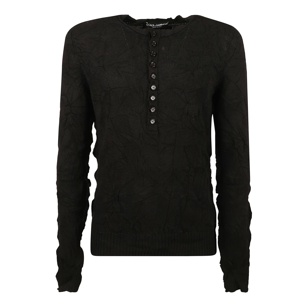 Dolce & Gabbana Zwarte Sweaters voor Heren Black Heren