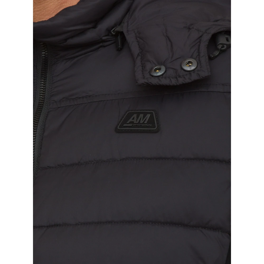 Antony Morato Zwarte Schouderkap Black Heren