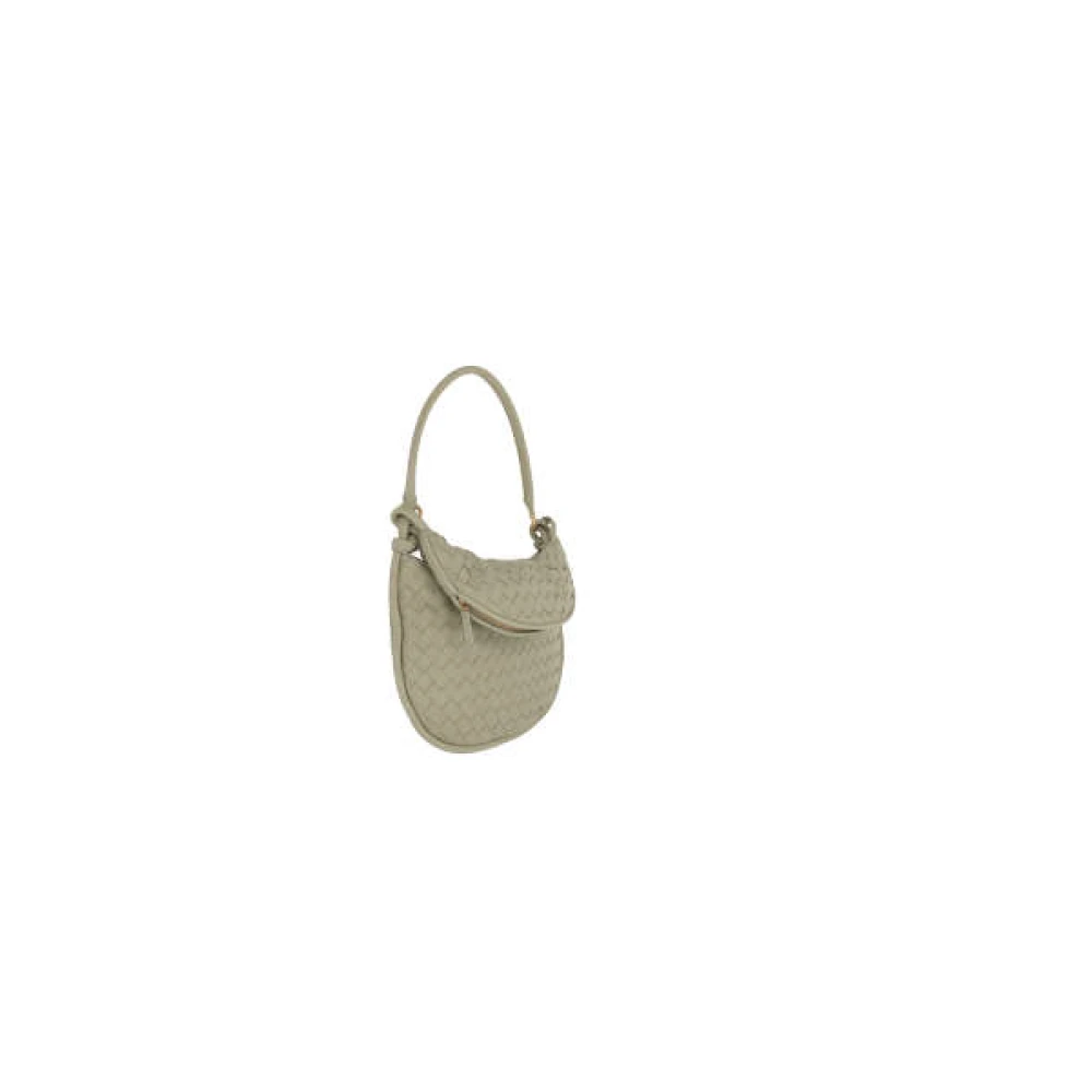 Bottega Veneta Groene Hobo Tas met Ritssluiting Green Dames