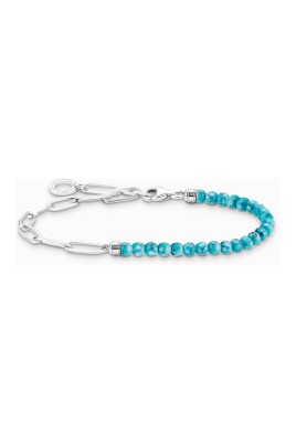 womens-charm-bracelet-925-sterling-silver-imitation-turquoise-silver-charm-club-a2099-404-17-l17
