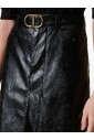 jupe-midi-noire-avec-plaque-logo