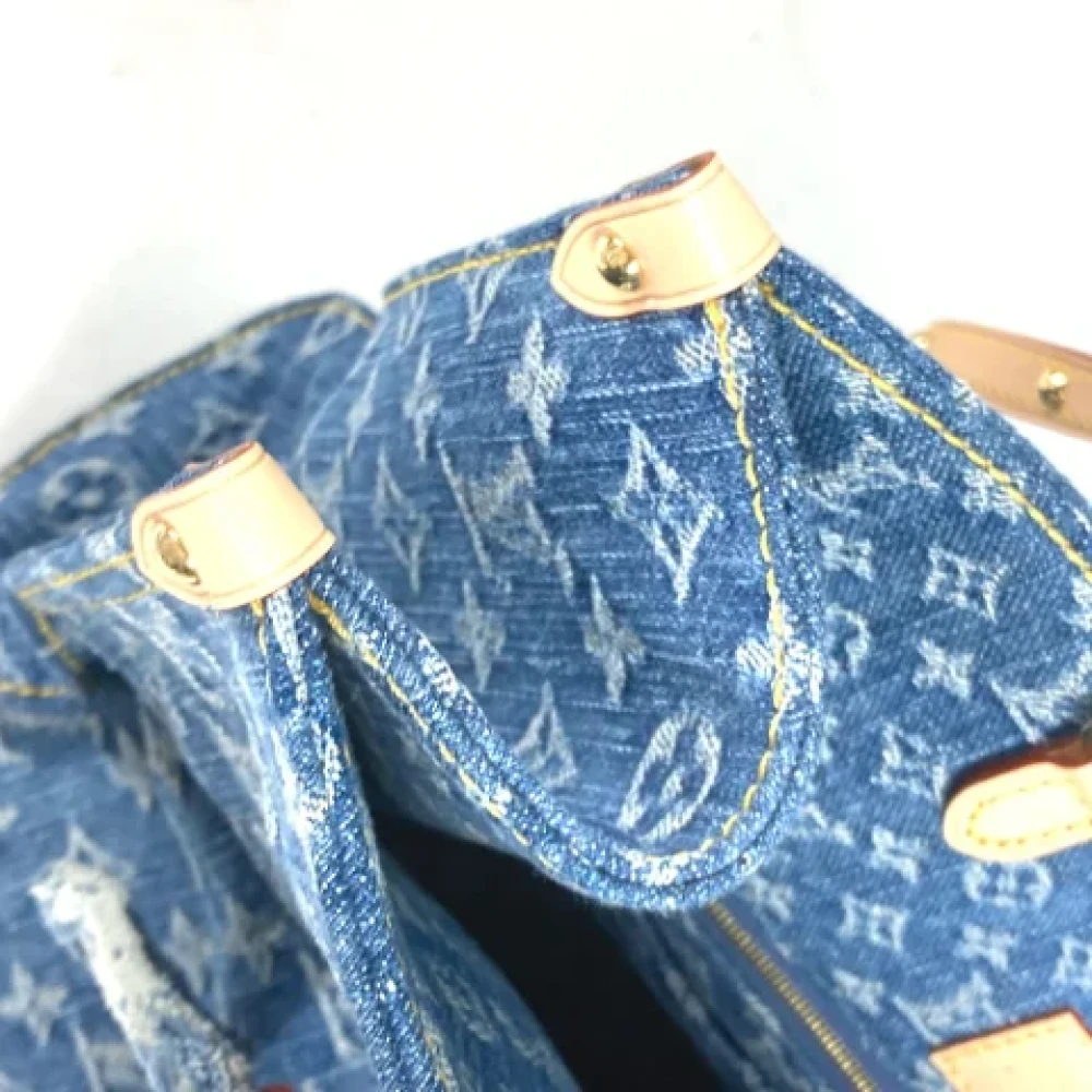 Louis Vuitton Vintage Pre-owned Denim louis-vuitton-bags Blue Dames