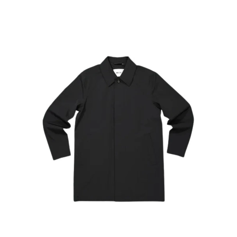 Nn07 Waterdichte Zwarte Jas Kim 8240 Black Heren