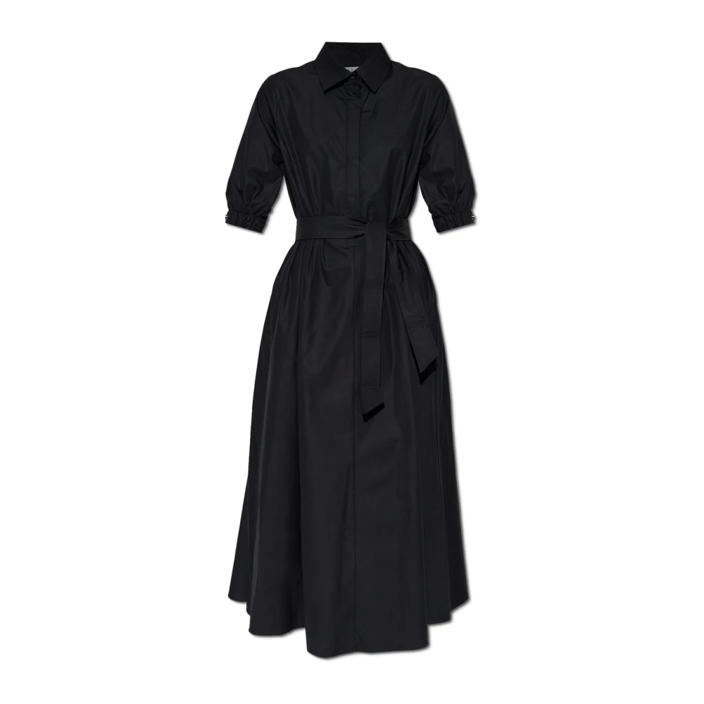 Max Mara Jurk met kraag Hoyo Black Dames