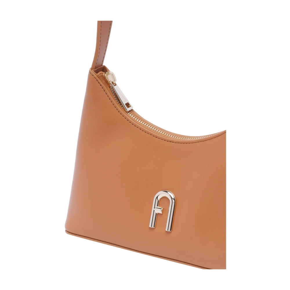 Furla Bruine Schoudertas Brown Dames