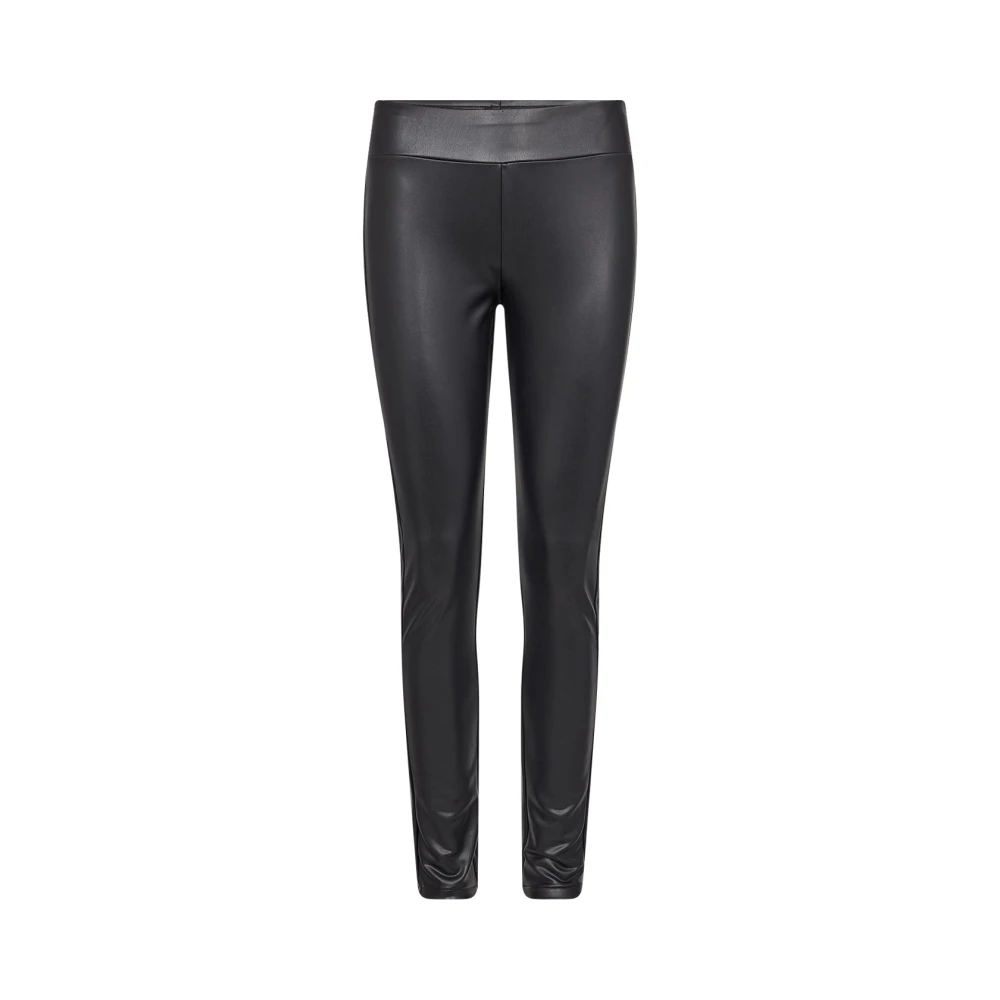Soyaconcept Vrouwelijke PU-leren broek SC-Haida Black Dames