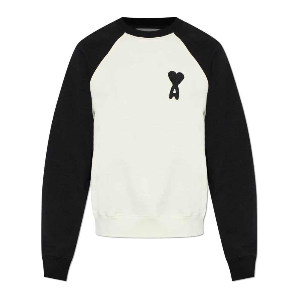 Ami Paris Uomo Beige Felpe, Xl, New,