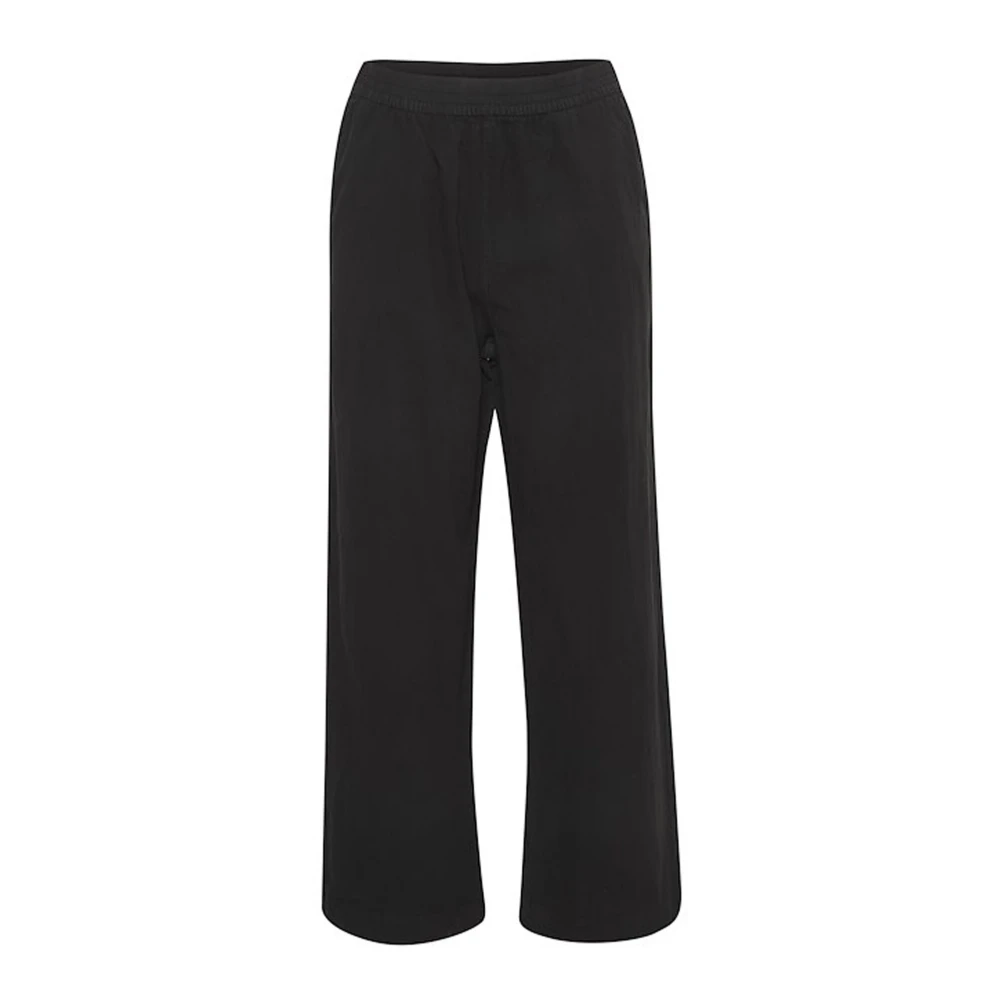 Kaffe Wide Trousers Black Dames