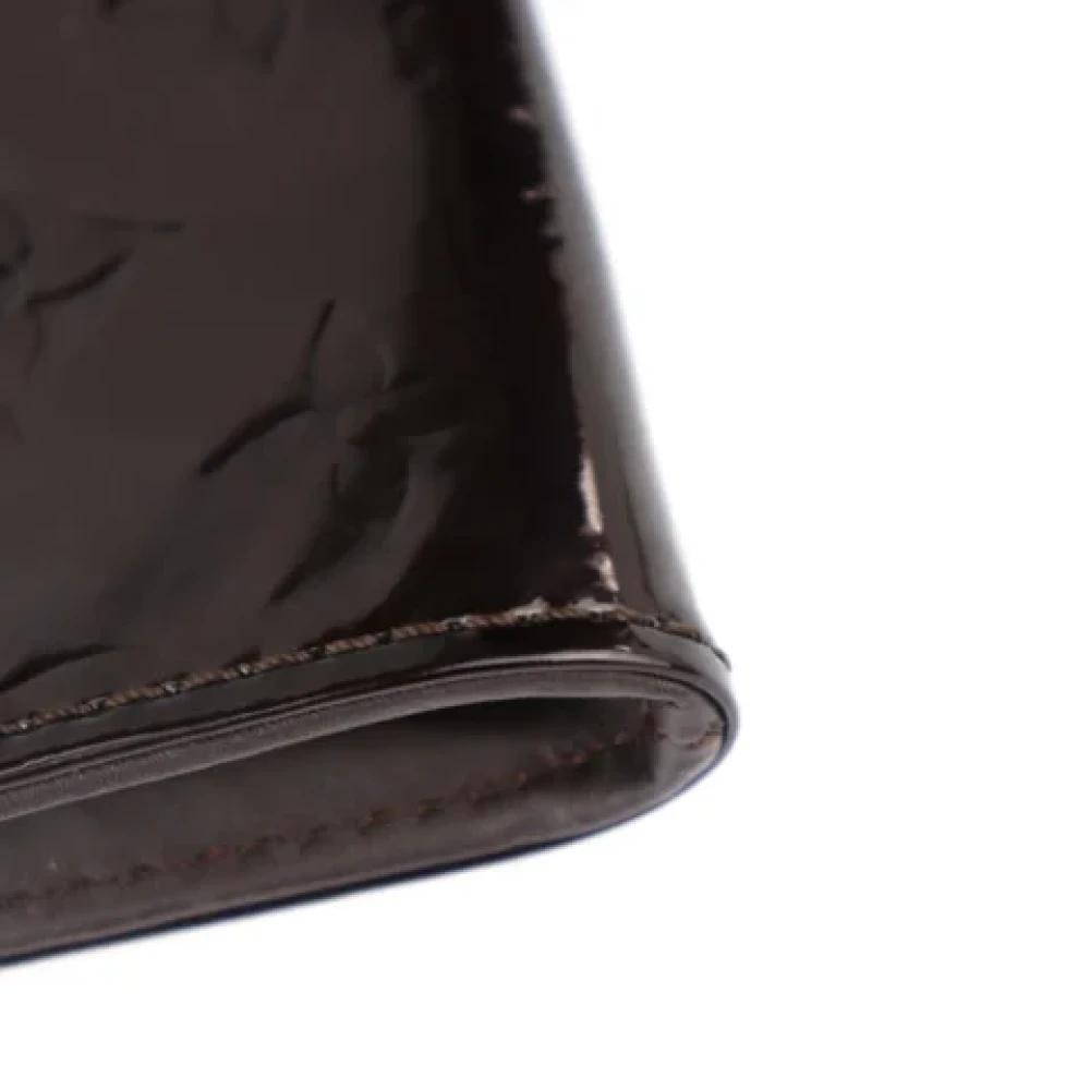 Louis Vuitton Vintage Pre-owned Leather clutches Purple Dames