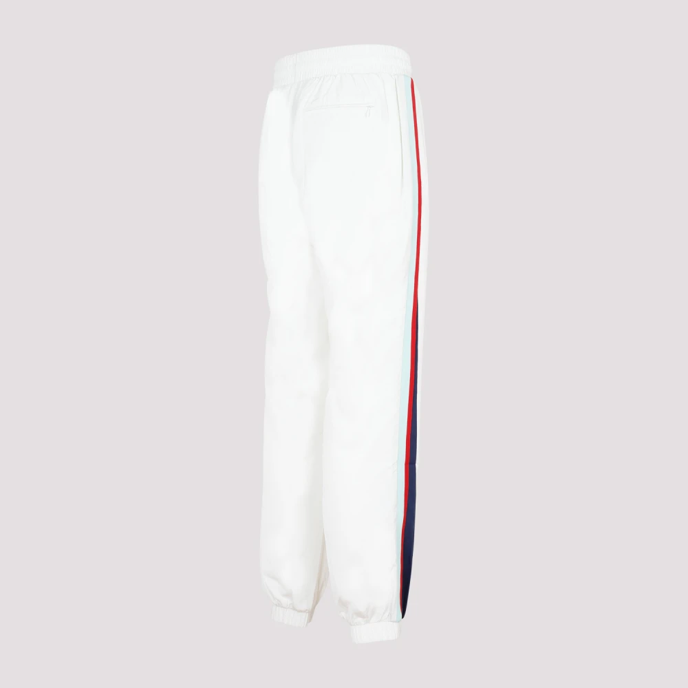Casablanca Wit Suit Track Pant Polyester Elastisch White Heren