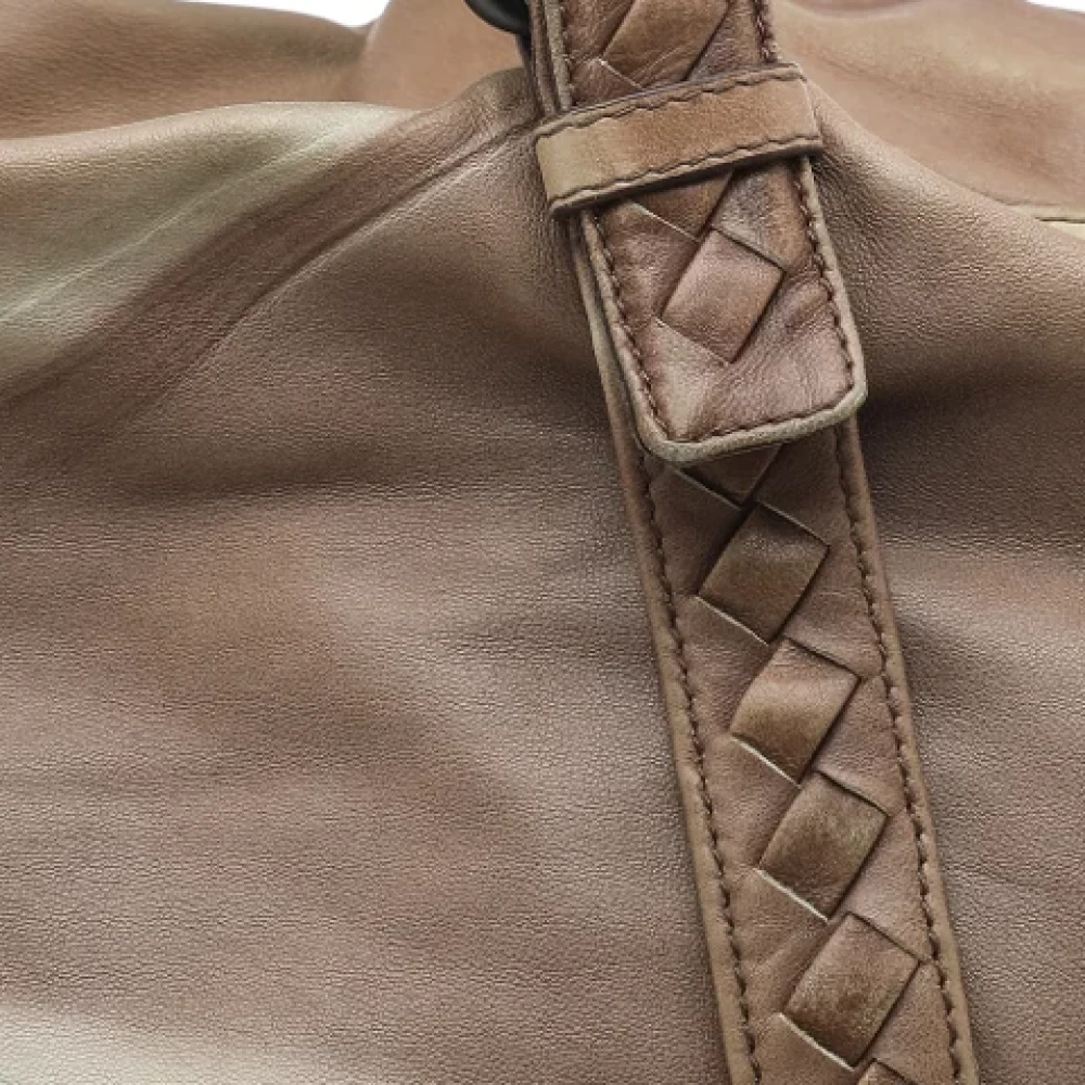 Bottega Veneta Vintage Pre-owned Leather handbags Beige Dames