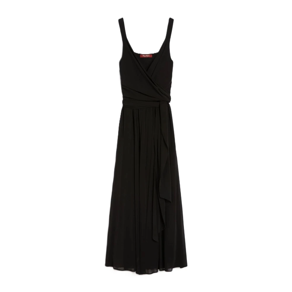 Max Mara Studio Women's Black Curacao Dress - Maxi Dresses - S - Dresses