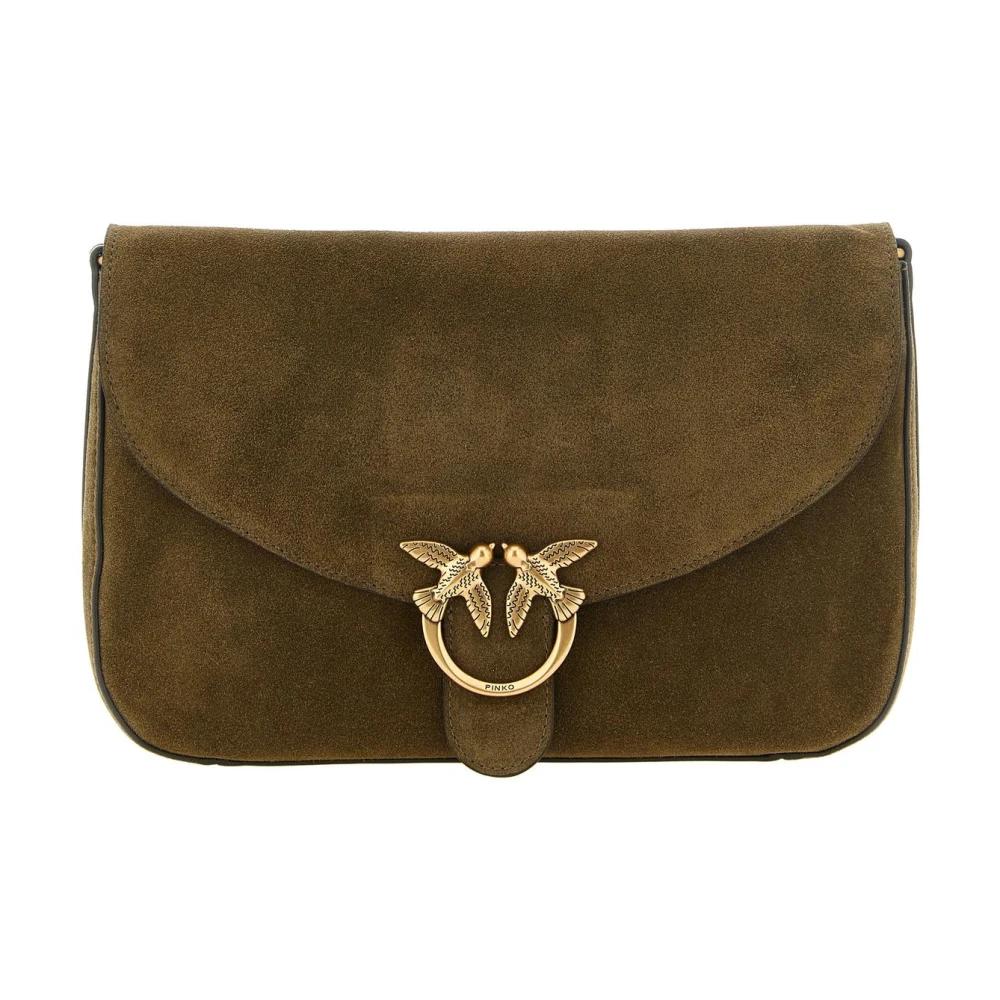 Pinko Love Satchel Classic - Female - Cross Body Bags - Green - One Size - Bags - Image 4