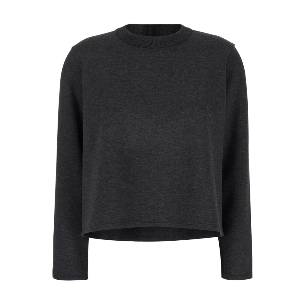 Theory Grijze Pullover Sweater Lijn Gray Dames