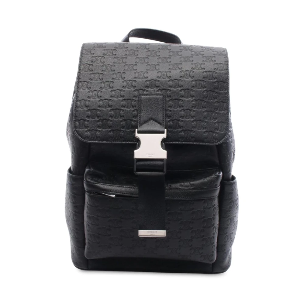 Celine Vintage Donna Nero Pre-Owned, Taglia Unica, Used,